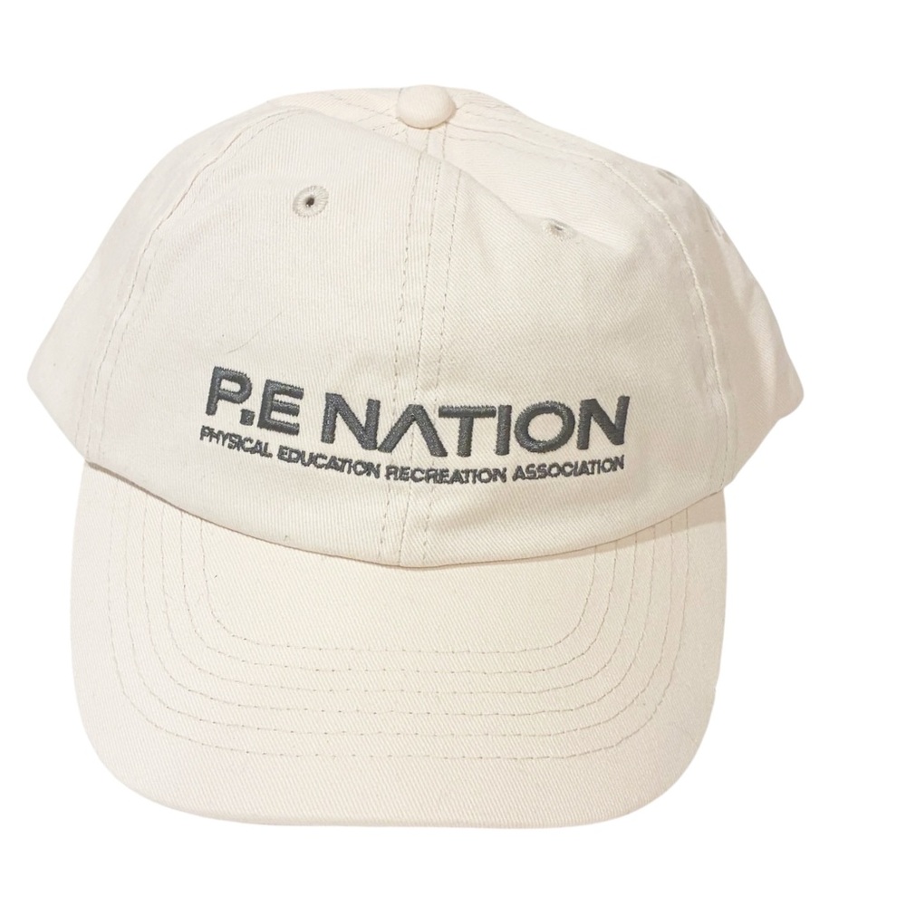 P.E. NATION One Size Adjustable Homage‎ Hat Blush Off White NEW